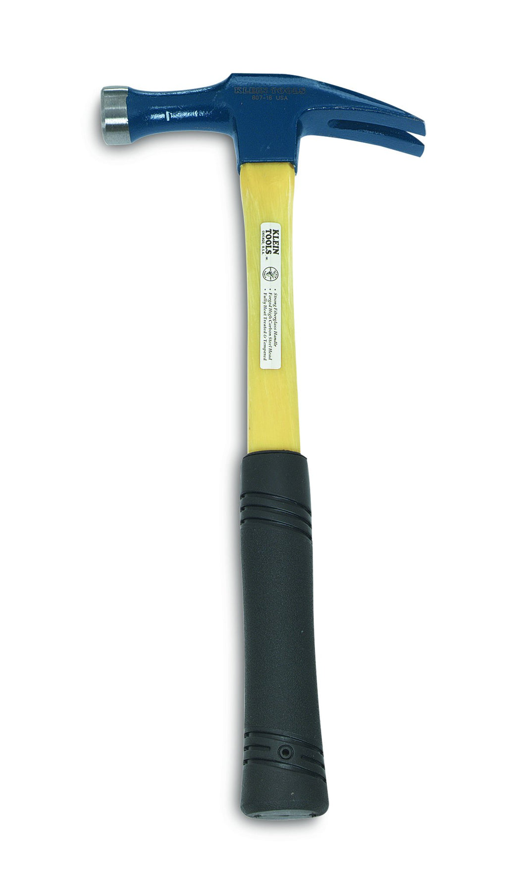 Klein 807-18 Electrician's Hammer, Extra-Long Neck, 18oz Klein 807-18