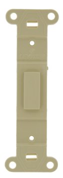 Leviton 80700-I Blank Toggle Adapter, No Hole, Plastic, Ivory Leviton 80700-I