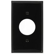 Leviton 80704-E 1-Gang Single Rcpt Wallplate, (1) 1.406