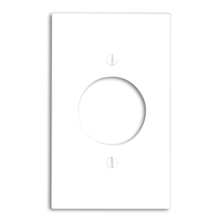Leviton 80720-W 1-Gang Single Rcpt Wallplate, (1) 1.600