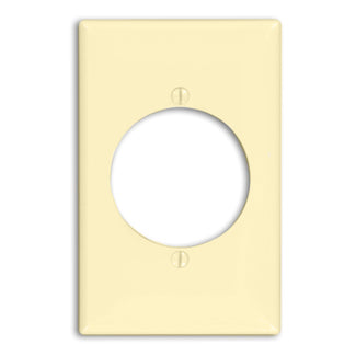 Leviton 80728-I Power Outlet Wallplate, 1-Gang, 2.15