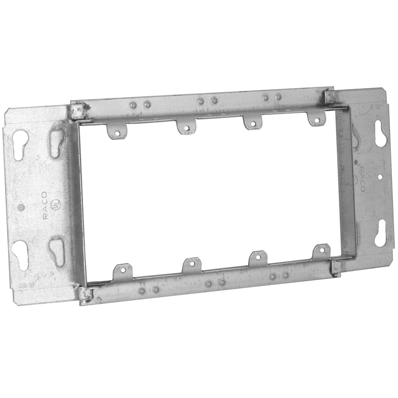 Hubbell-Raco 823 Gang Box Device Cover, 4-Gang, 3/4