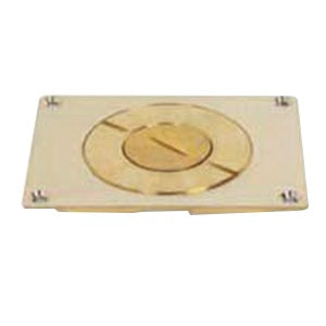 Wiremold 829CK-3/4 Floor Box Cover, 1-Gang, Type: Single Service, Brass Wiremold 829CK-3 / 4