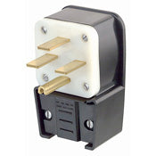 Leviton 8432-P 30 Amp Angle Plug, 250V 3PH, 15-30P, Grounding Leviton 8432-P