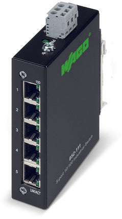 Wago 852-111 Ethernet Switch, 5-Port Wago 852-111