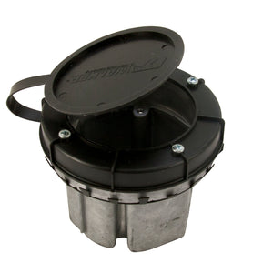 Wiremold 861 Raised Floor Box, Round, 4" Diameter, Depth: 3-3/16", Metallic Wiremold 861