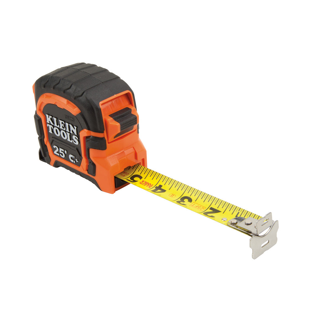 Klein 86225 Tape Measure, Magnetic Dual End-Hook, Double-Sided, 25' Klein 86225