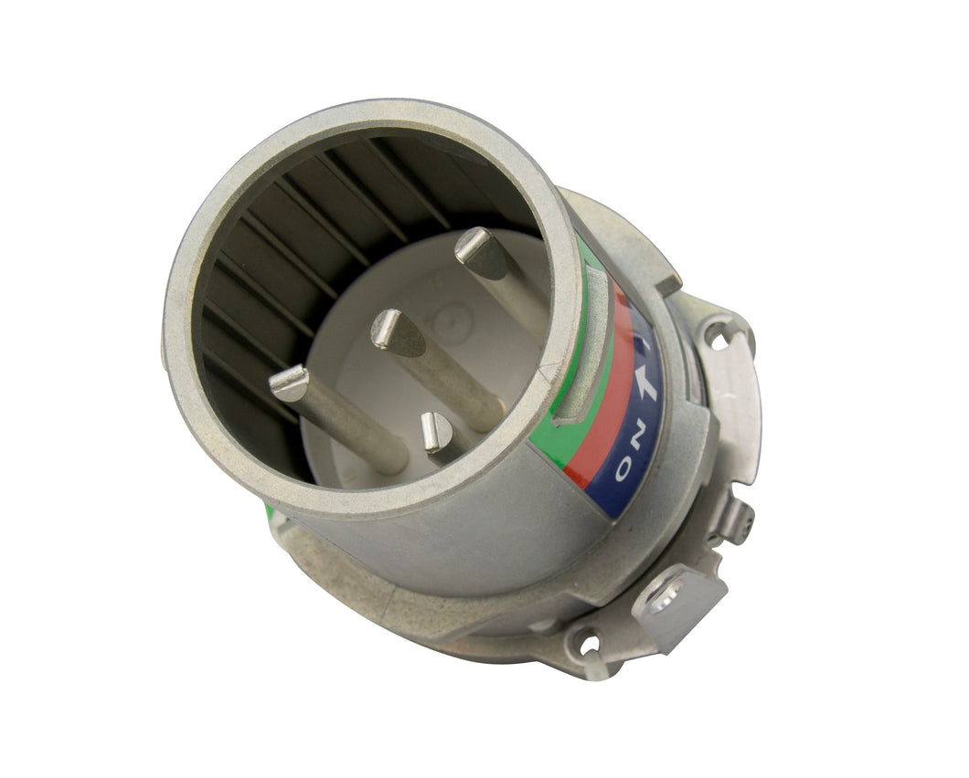 Meltric 89-68073 60A, 250V, 3P4W, Male Inlet Meltric 89-68073
