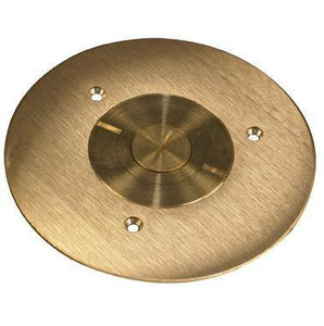 Wiremold 896CK-1 Round Single Device Cover, 5-1/2" Diameter, Metallic Wiremold 896CK-1