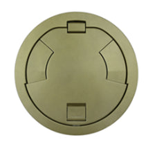 Wiremold 8CT2BZ Flush Style Cover Assembly, Diameter: 8", Bronze Wiremold 8CT2BZ