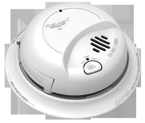 BRK-First Alert 9120LBL Smoke Alarm, Dual Ionization, 120V AC, 9V Battery Backup BRK-First Alert 9120LBL