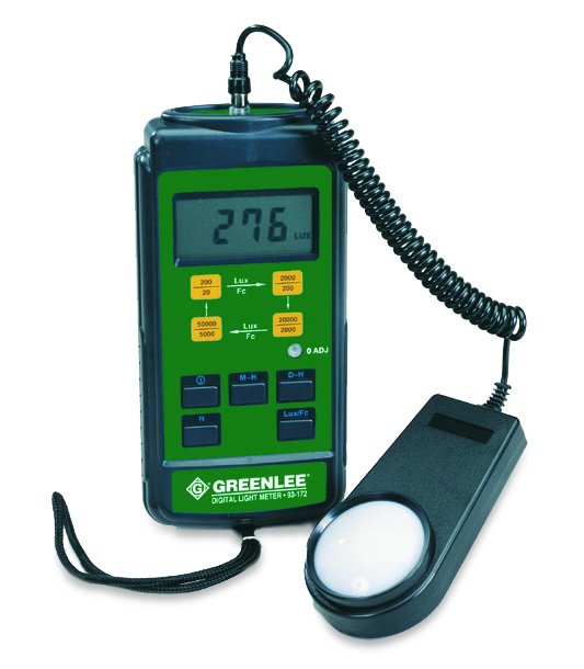 Greenlee 93-172 Digital Light Meter Greenlee 93-172