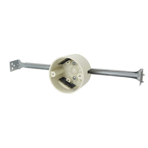 Allied Moulded 9336-16K 3.5" dia. round fixture support box for use with nonmetallic sheathed cable Allied Moulded 9336-16K