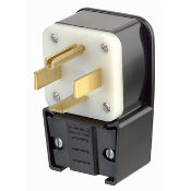 Leviton 9462-P 60 Amp Angle Plug, 125/250V, 14-60P, 3P4W, Grounding Leviton 9462-P