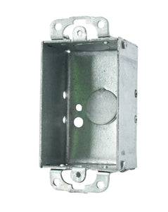 Appleton 94 Switch Box, Non-Gangable, 1-1/2" Deep, Conduit Knockouts, Ears Appleton 94