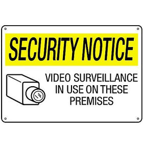 Brady 95496 Security Notice Sign Brady 95496