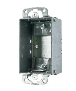 Appleton 95 Switch Box, Non-Gangable, 1-1/2" Deep, NM Cable Clamps, Ears Appleton 95