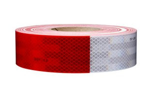 3M 983-326 Conspicuity Marking Roll Red / White 3M 983-326