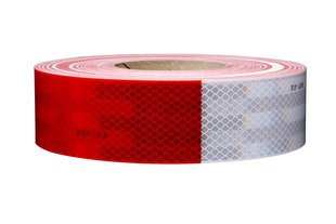 3M 983-326 Conspicuity Marking Roll Red / White 3M 983-326
