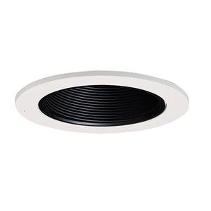 Halo 993P 4" Trim Coiled Baffle, White/Black Halo 993P