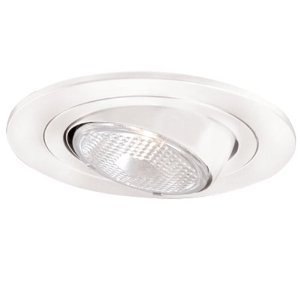 Halo 996P Eyeball Trim, 4", White Halo 996P
