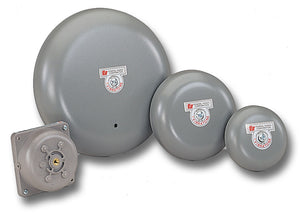 Federal Signal A10 Vibrating Bell, Diameter: 10", Gray, Metallic Federal Signal A10