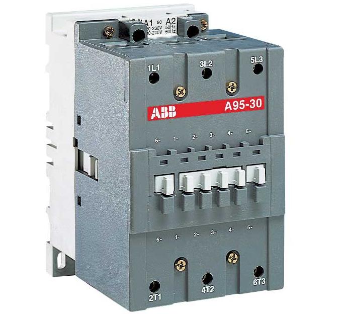 ABB A110-30-11-84 Contactor, 110A, 3P, 600VAC, IEC, 120VAC Coil ABB A110-30-11-84