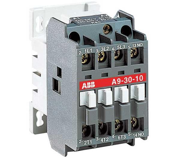 ABB A12-30-10-84 Contactor, 11A, 3P, 600VAC, IEC, 120VAC Coil ABB A12-30-10-84