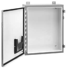 nVent Hoffman A202008LP Wall Mount Enclosure, NEMA 12/13, 20" x 20" x 8", Steel/Gray nVent Hoffman A202008LP