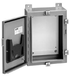 nVent Hoffman A20H16ALP Enclosure, NEMA 4, Continuous Hinge With Clamps, 20