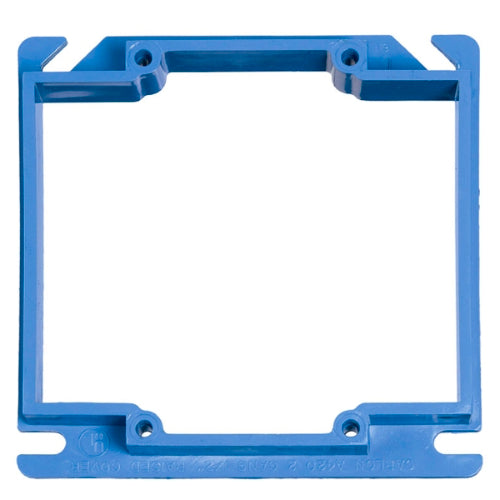 Carlon A422 4 IN SQ.75 IN RAISED 2-GANG COVER Carlon A422