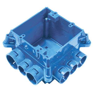 Carlon A863D 2-Gang, ENT Mud Box w/ 12 Integral Connectors, Non-metallic.  Carlon A863D