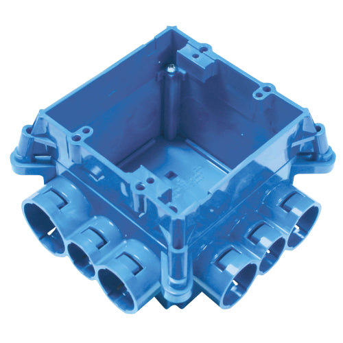 Carlon A863D 2-Gang, ENT Mud Box w/ 12 Integral Connectors, Non-metallic.  Carlon A863D