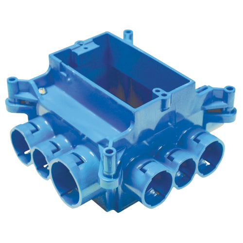 Carlon A863S 1-Gang, ENT Mud Box w/ 12 Integral Connectors, Non-metallic.  Carlon A863S