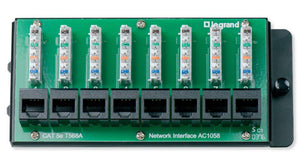 ON-Q AC1058 Cat5 8-Port Data Module ON-Q AC1058