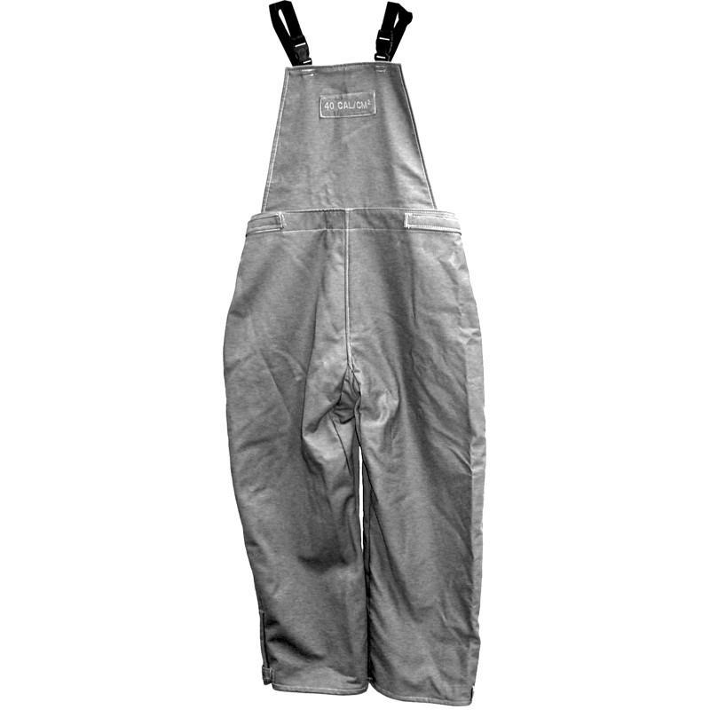 Salisbury ACB4030GYL Arc Flash Bib Overalls, Gray - Large Salisbury ACB4030GYL