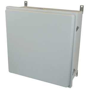 Allied Moulded AM24240RL Enclosure, Wall Mount, Type 4X, Hinged Cover, 24 x 24 x 10" Allied Moulded AM24240RL