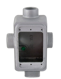 Appleton APPFSX175 FS Device Box, 1-Gang, Dead-End, Type: FSX, 3/4", Malleable Iron Appleton APPFSX175
