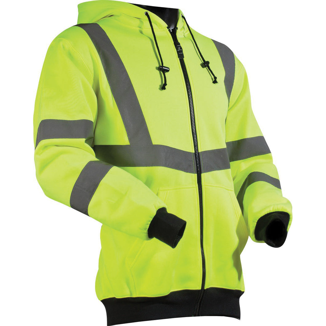 Lift Safety AVB-17HVK1L Reflective Hoodie, Polyester Fleece, XL Lift Safety AVB-17HVK1L