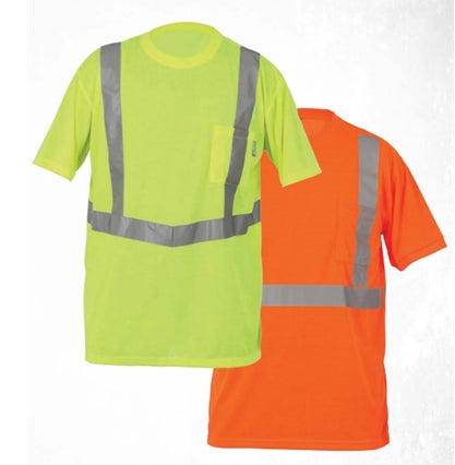Lift Safety AVE-10L2L Viz Pro Tee Safety Shirt, XX-Large, Yellow Lift Safety AVE-10L2L
