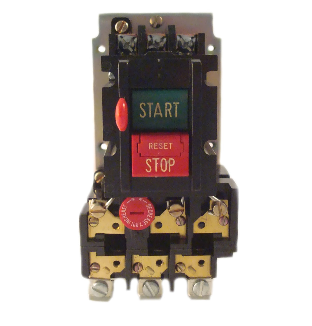 Eaton B100M0CA B100 Series, Pushbutton, Motor Starter Eaton B100M0CA