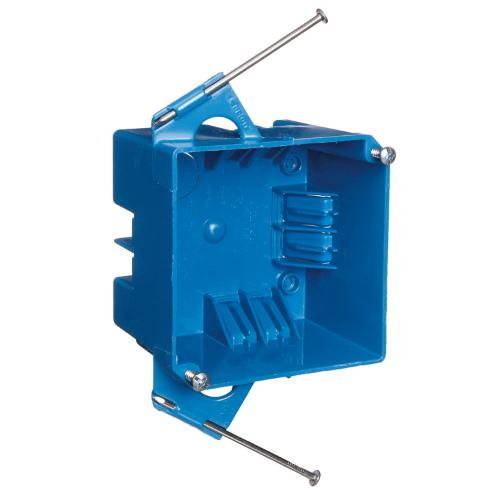 Carlon B432A-UPC Switch/Outlet Box, 1-Gang, Depth: 2-5/8