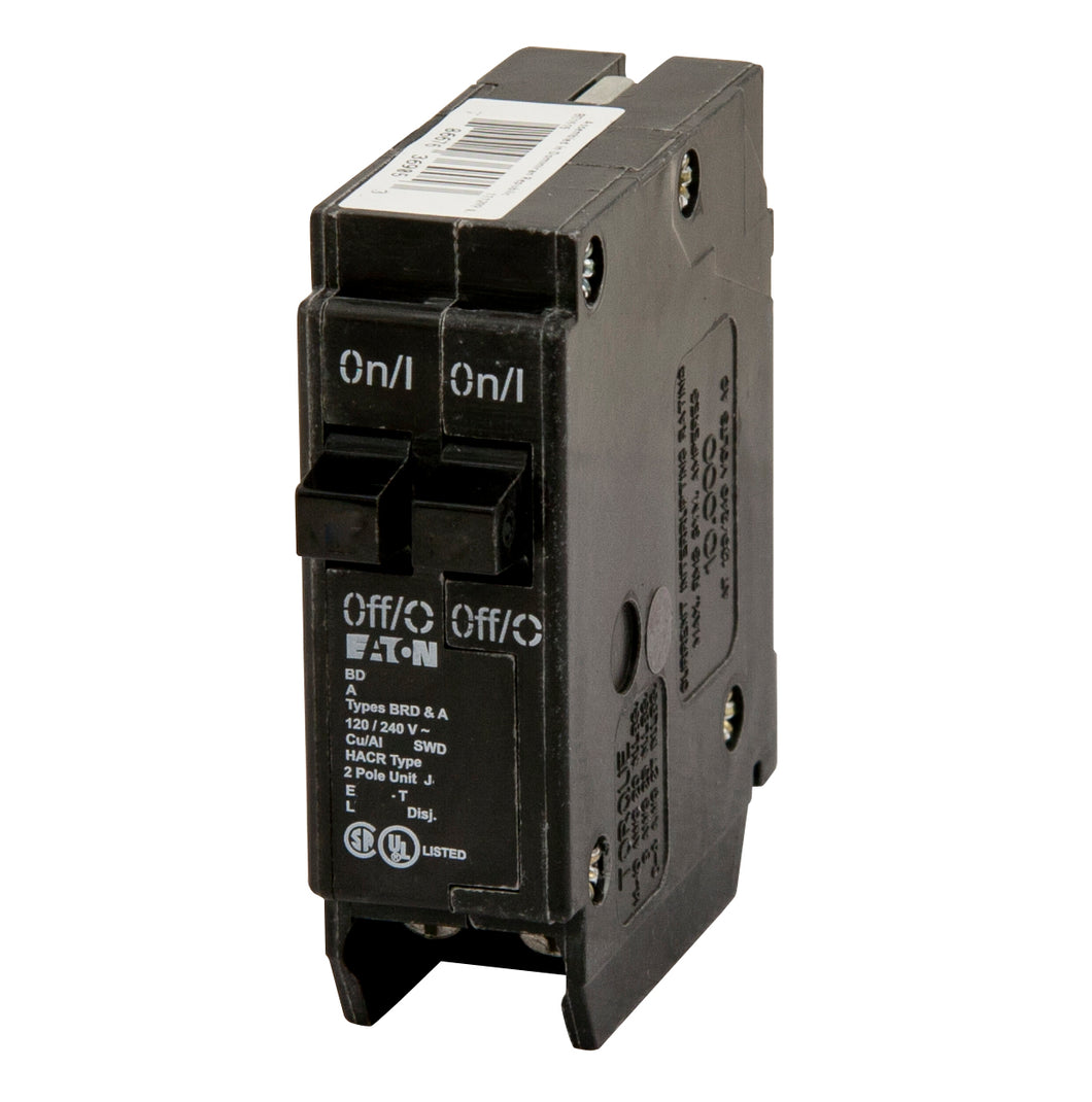 Eaton BD2030 20/30A, 1P, 120/240V, 10 kAIC, BD Series Duplex CB Eaton BD2030