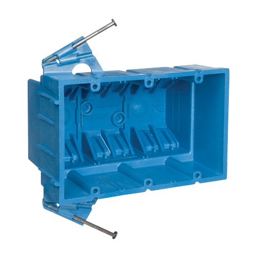 Carlon BH353A Switch/Outlet Box, 3-Gang, Depth: 3-1/2