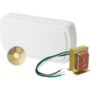 Nutone BK131LPB Polished Brass Wired Chime Kit Nutone BK131LPB