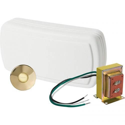 Nutone BK131LPB Polished Brass Wired Chime Kit Nutone BK131LPB