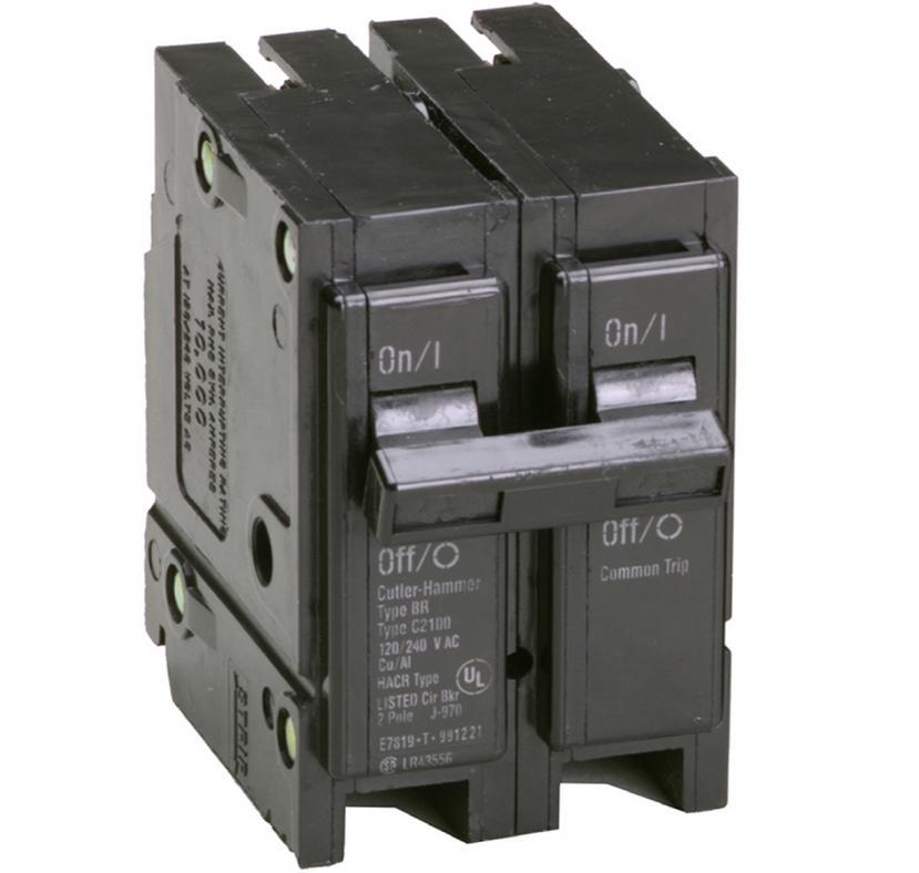 Eaton BR260 Breaker, 60A, 2P, 120/240V, Type BR, 10 kAIC Eaton BR260