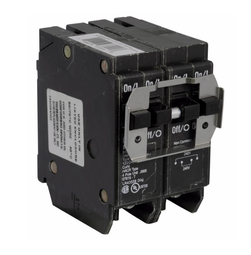 Eaton BRD220230 Breaker, 20/30A, 2P, 120/240V, 10 kAIC, Quad, BR Series Eaton BRD220230
