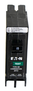 Eaton BRP115AF Breaker, 15A, 1P, 120/240V, 10 kAIC, Type BR Combo AFCI Eaton BRP115AF