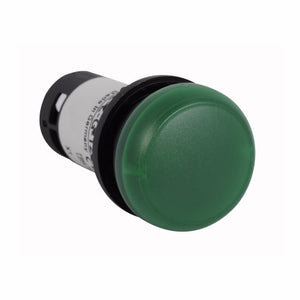 Eaton C22-L-G-120 22mm Assembled Indicator Light, Green, C22 Eaton C22-L-G-120
